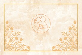 简约香槟色大理石婚礼