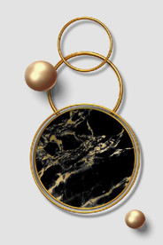 现代晶瓷抽象几何装饰无框画