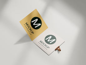 卡片二折页样机