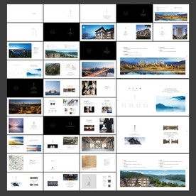 高端简约地产楼书