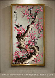 登梅图