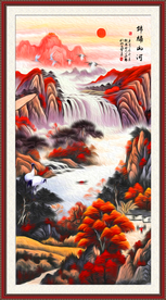 玄关山水画