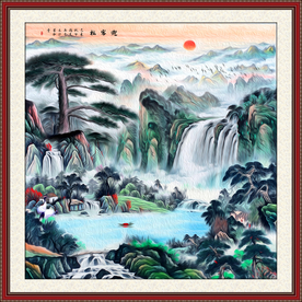 山水风景画