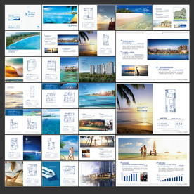 海景房地产楼书画册