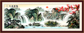 国画山水画