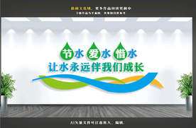 节约用水文化墙