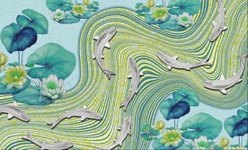 鱼装饰画