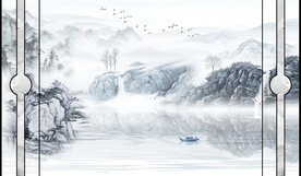 新中式水墨山水