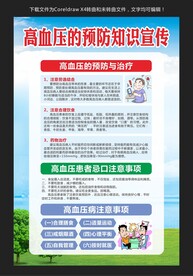 高血压的预防知识宣传