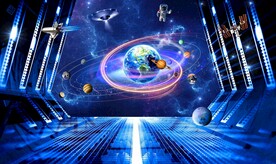 宇宙星空直播背景