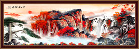 国画山水画