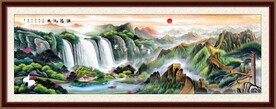 长城水墨山水