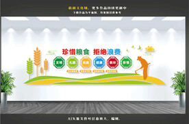 食堂餐厅文化墙