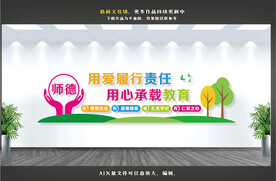 师德标语文化墙