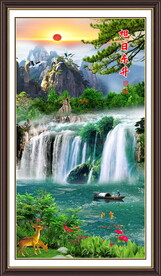 玄关山水画