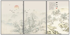无框画