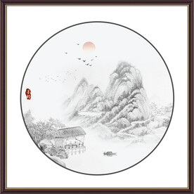 新中式山水画
