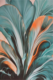 抽象图 油画