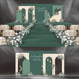 绿色婚礼设计图片