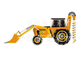 堆土车卡通