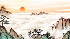 山水画 晶瓷画 新中式