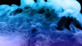 蓝色特效烟雾动画效果视频素材