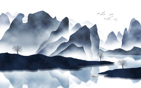 新中式水墨山水