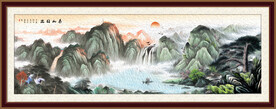 新中式山水画