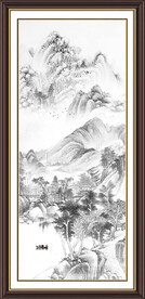 玄关山水画
