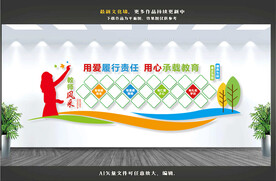 教师风采文化墙