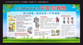 生活健康知识宣传栏