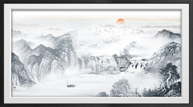 新中式山水画