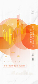 芒种 矢量