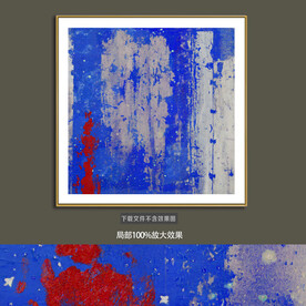 手绘抽象油画装饰画