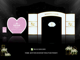 欧式拱门 婚礼背景