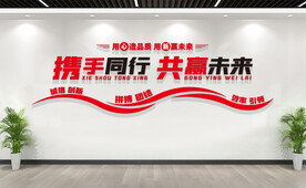 企业标语文化墙