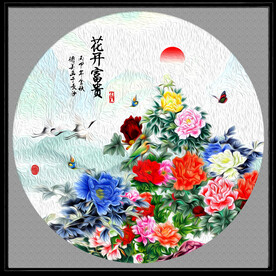 国画牡丹