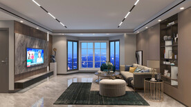 电视背景沙发柜