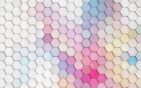 几何图形蜂窝立体图形背景