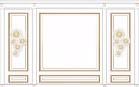 壁饰花艺3D立体护墙板背景墙