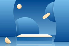 3D产品展示背景板模板素材