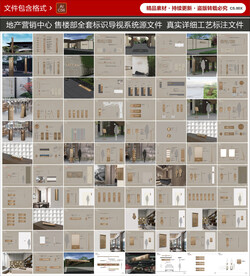 营销中心标识导视