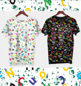 大牌字母印花 高清分层 无缝