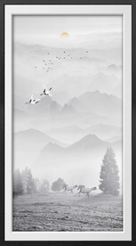 玄关山水画