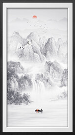 水墨画 