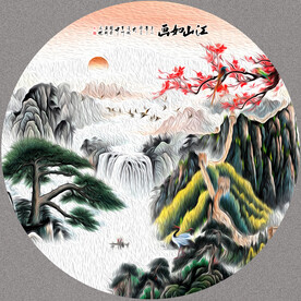 国画长城