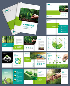 绿色环保宣传画册