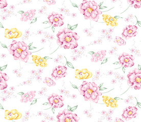 数码花朵大花碎花