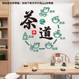 茶道文化墙