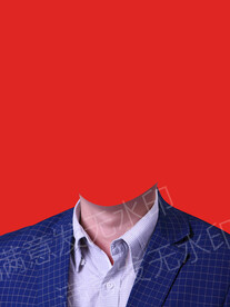 证件照侧身模板